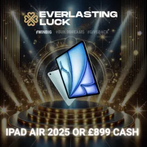 THE 50/50 CASH STRIKE – IPAD AIR OR £899 CASH + INSTANT WINS! ONLY £3.33