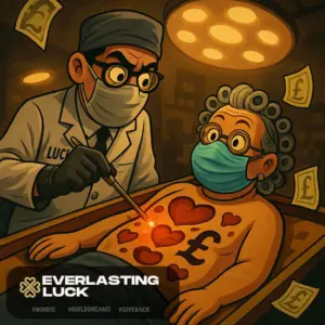 OPERATION: DR LUCK! £3700 IN PRIZES. ONLY 89p
