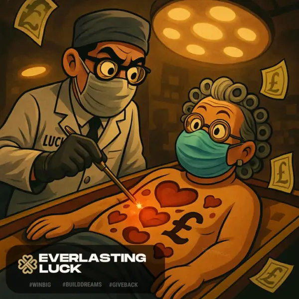 OPERATION: DR LUCK! £3700 IN PRIZES. ONLY 89p