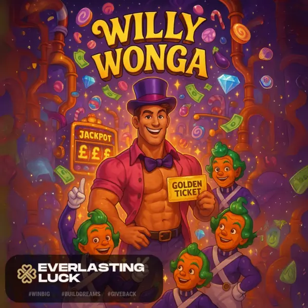 WILLY WONGA: THE NAUGHTY GOLDEN CASH FACTORY! OVER £5700 IN PRIZES! ONLY £1.11!