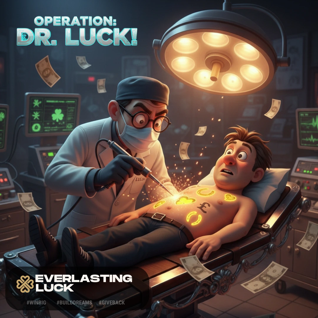DR LUCK! ONLY 99p! £5000 IN PRIZES TO BE WON!
