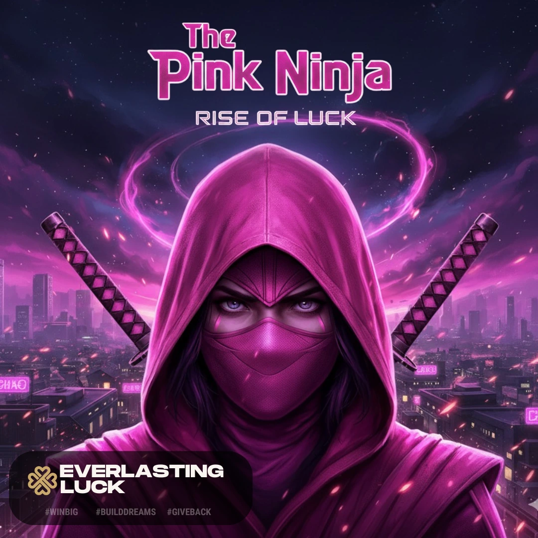 THE PINK NINJA: RISE OF LUCK! ONLY 99p! £15,000+ IN PRIZES!