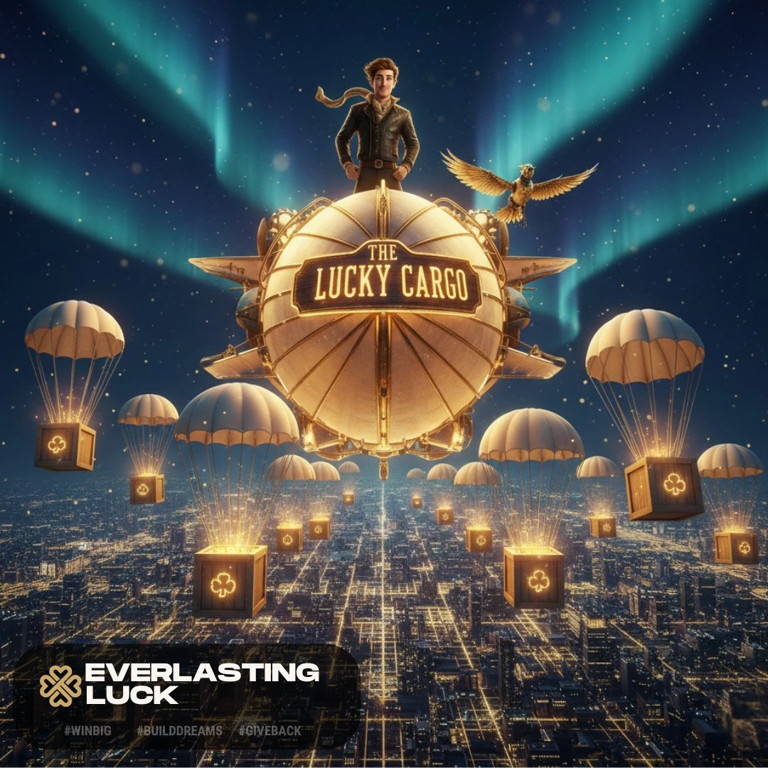 THE LUCKY CARGO! ONLY 10p! £6000 IN PRIZES TO BE WON!