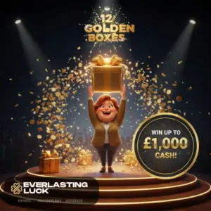 12 GOLDEN BOXES! £6350 IN PRIZES TO BE WON! ONLY £1.59!