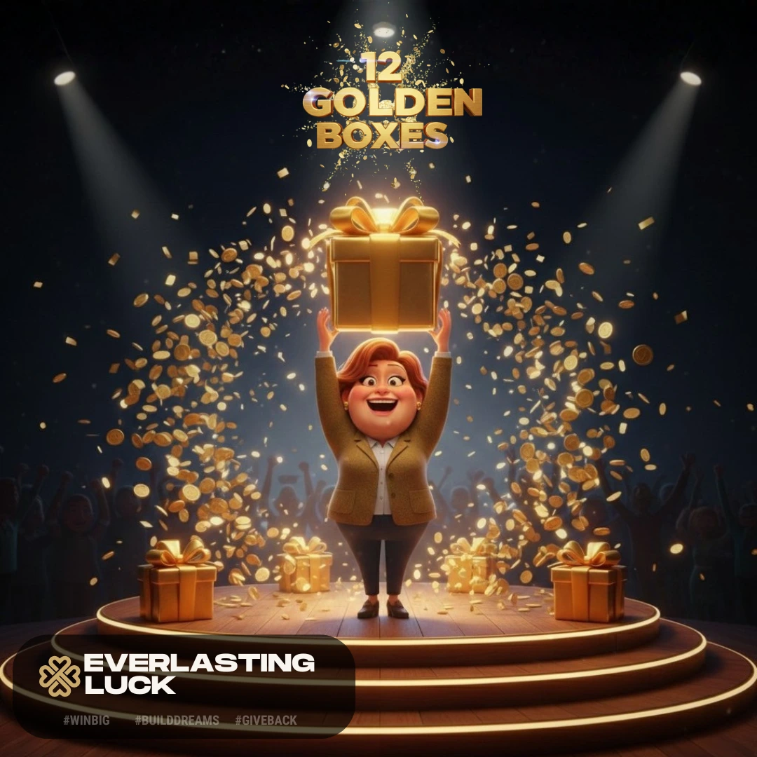 12 GOLDEN BOXES! £6350 IN PRIZES TO BE WON! ONLY £1.59!